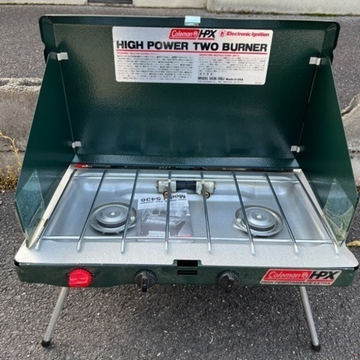 新品未使用　Coleman  ハイパワーツーバーナー　HPX