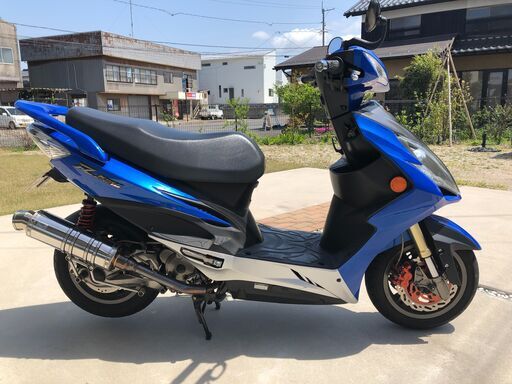 キムコ レーシングキング180i 整備済 屋内保管 とても綺麗です 自賠責とおまけ付 個人出品 乗って帰れます 4