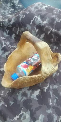 天然木  バスケット  小物置き