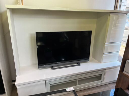 【レガストック江東店】【オープン記念セール実施中！】テレビボード テレビ台 壁面収納 ユニット ホワイト