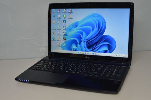 中古良品ノートパソコン 最新Windows11+office 富士通 AH42/S Pentium/メモリ4GB/爆速SSD128GB/15.6インチ/無線内蔵/DVDマルチ/カメラ内蔵
