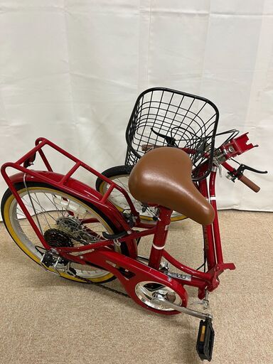 【北見市発】キャプテンスタッグ CAPTAIN STAG 折りたたみ自転車 CS20011532 6段ギア 20インチ レッド (E1533kxwY) 北見市発】キャプテンスタッグ CAPTAIN STAG 折りたたみ自転車