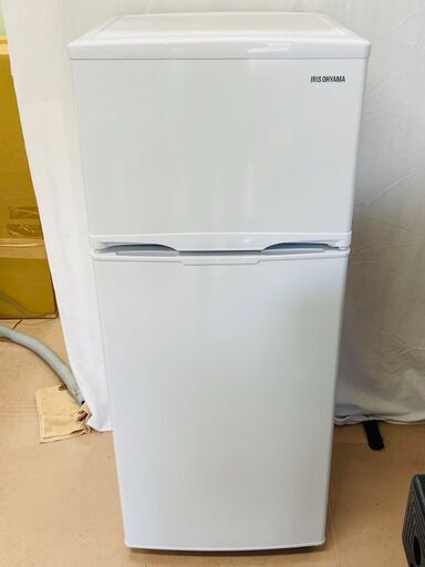 IRIS OHYAMA アイリスオーヤマ 118L 2ドア冷凍冷蔵庫 AF118-W 2020年製 中古美品 ホワイト