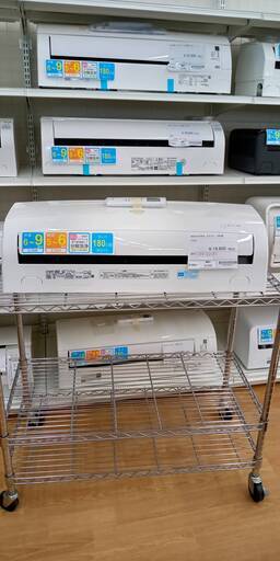 ★ジモティ割あり★ アイリスオーヤマ エアコン  2.2kw 18年製 室内機分解洗浄 SJ1970