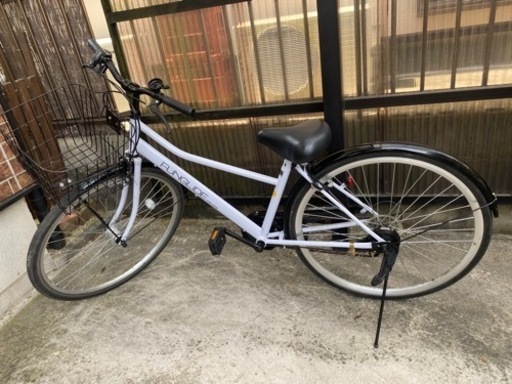 自転車　27インチ　ノーパンクタイヤ　6段変速　オートライト　2022年1月購入品
