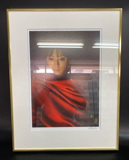 浜崎あゆみ digital archival print 限定品 松田忠雄 写真展 Last minute T_05 パネル フォト 額装 220912-116