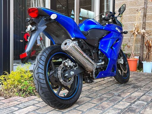 カワサキ Ninja250R 保証付 ブルー 武川バックステップ ETC デイトナ
