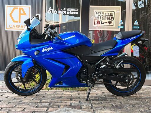 カワサキ Ninja250R 保証付 ブルー 武川バックステップ ETC デイトナ