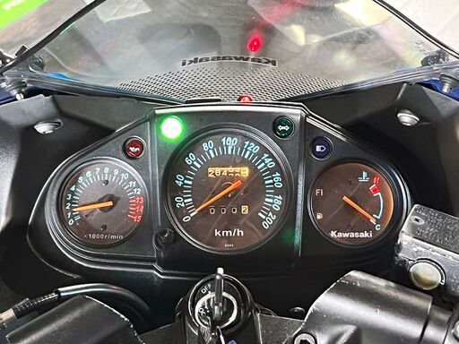カワサキ Ninja250R 保証付 ブルー 武川バックステップ ETC デイトナ