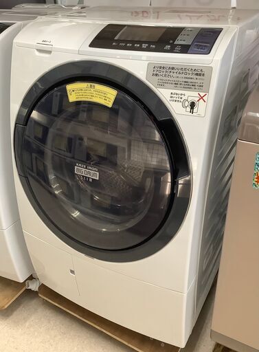 HITACHI/日立 ドラム式洗濯乾燥機 洗濯10kg/乾燥6kg BD-SG110BL 2018年製【ユーズドユーズ名古屋天白店】J2504