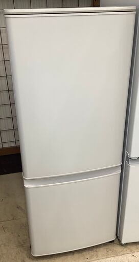 MITSUBISHI/三菱 2ドア冷蔵庫 146L MR-P15G-W 2021年製【ユーズドユーズ名古屋天白店】J2508