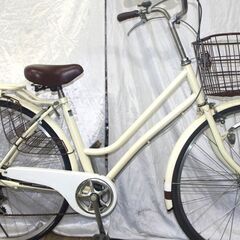 商談中「中古」26インチファミリーサイクル/オートライト/外装6段変速
