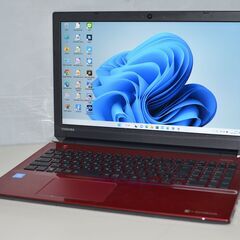 【ネット決済・配送可】中古良品ノートパソコン 東芝 T45/DR...