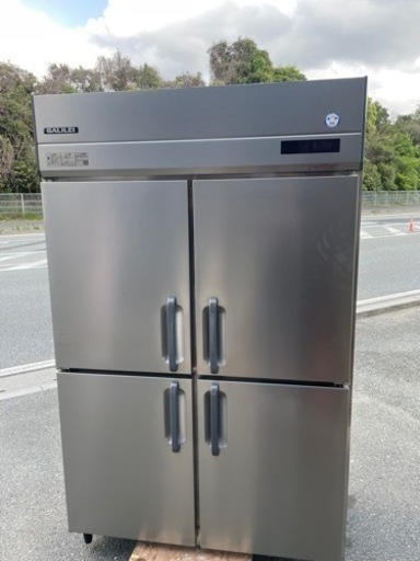 ■中古品 フクシマガリレイ 業務用冷凍庫 4枚扉 2022年 GRN-124FM 100V 839L 動作問題なし①■