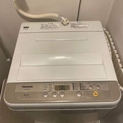 2017年製パナソニック洗濯機（NA-F60B11）