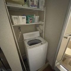 洗濯機と物置