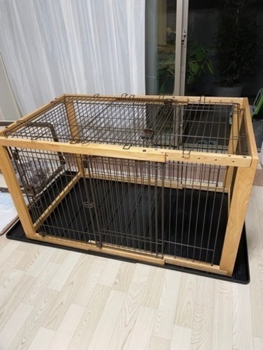 犬用　ゲージ　リッチェル【ペット用品】 木製スライドペットサークル