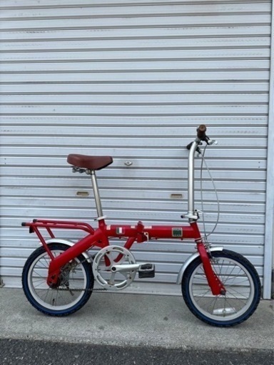 ☆前後新古タイヤ☆ 20 型 折りたたみ自転車 防犯登録料込価格︎‼︎