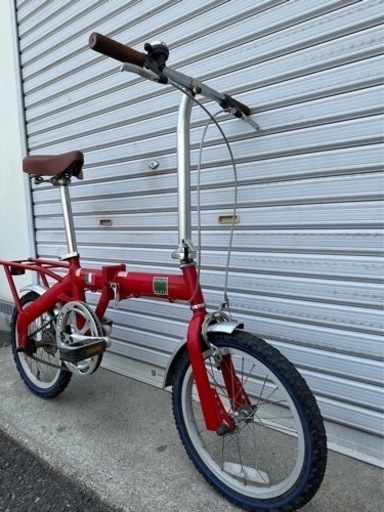 自転車 ☆前後タイヤ新古品☆ 16型折りたたみ自転車 防犯登録料込‼︎