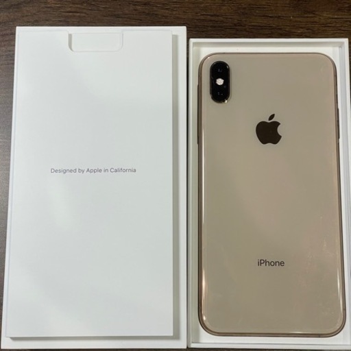 SIMフリー iPhone Xs Max 64GB ゴールド（おまけ付き）