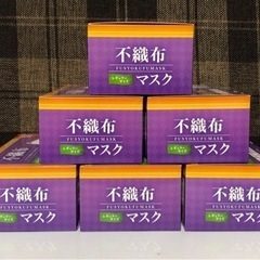 不織布マスク（紫箱）6箱で180枚