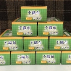 不織布マスク（緑箱）10箱で300枚