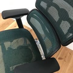 Ergohuman Pro グリーン オフィスチェア ※高さ調整のみできません