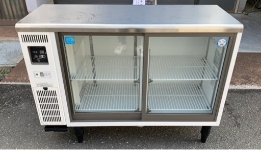 【動確済み】Fukushima 2019年 テーブル型冷蔵ショーケース TGU-40RE1 207L 100V テーブル型 台下冷蔵庫 コールドテーブル 1200×450×800