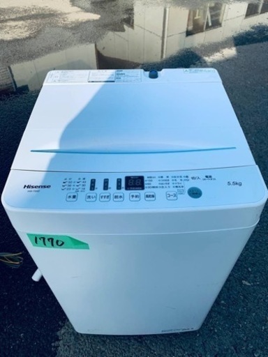 ✨2020年製✨1770番 Hisense✨電気洗濯機✨HW-T55D‼️