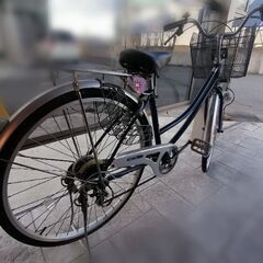 【決定しました】　自転車　ママチャリ　26インチ　シマノ6段変速...