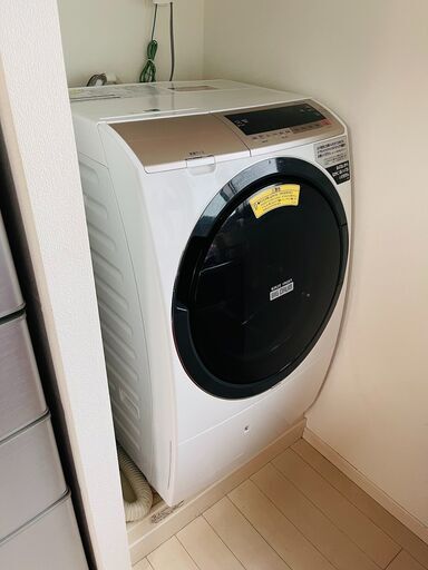 日立　ドラム式洗濯乾燥機　BD-SV110CR　2019年製