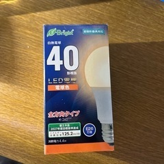  LED電球　暖色　40w形 E46形