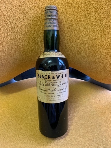 年代物 希少 古酒 BLACK\u0026WHITE ブラック\u0026ホワイト 雑酒 ウイスキー