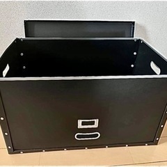 しっかりとした収納箱×４個　黒色