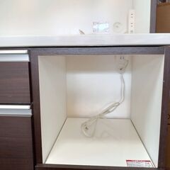 キッチンボード ブラウン サイズ（約）幅80×奥51×高180 □近隣配送