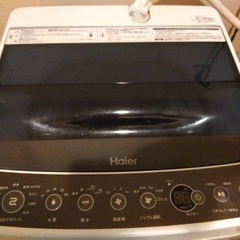 動作品2016年製ハイアール洗濯機