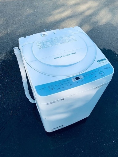 ♦️EJ1902番SHARP全自動電気洗濯機 【2018年製】