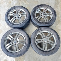 中古］タイヤ付き純正ホイール4本セット セレナ C25 ライダー 16×6JJ +45