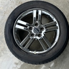 中古］タイヤ付き純正ホイール4本セット セレナ C25 ライダー 16×6JJ +45