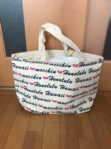 日本製・綿100% ホノルア HONOLUA ハワイ HAWAI トートバッグ 未使用