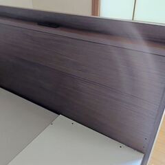 ♪ニトリ セミダブルベッド 収納付 札幌♪