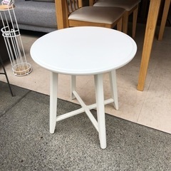 円形テーブル  ホワイト  コーヒーテーブル  サイドテーブル ...