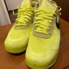 か Off-White NIKE AIR FORCE1 Volt 27.5 Off-White x Nike Air Force 1 Low 