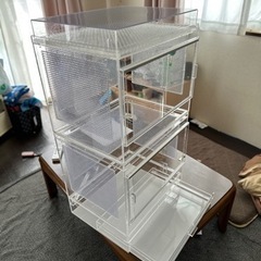 値下げ!モモンガ飼育用アクリルケージ