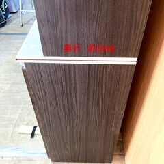 幅140㎝　高さ　205㎝　キッチンボード　食器棚　ダークブラウン　ソフトクローズ