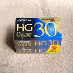 未開封　ビデオテープ　Victor  VHS-C HG30  3...