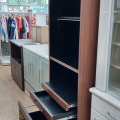 ☆ジモティ割あり☆ シギヤマ家具 レンジボード W70×D52×H190 
