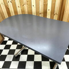 ミーティングテーブル　会議テーブル　舟形　楕円形　T字脚タイプ