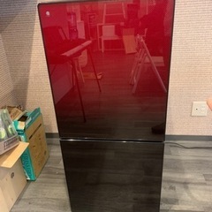 冷蔵庫2ドア110L ノンフロン2017年製