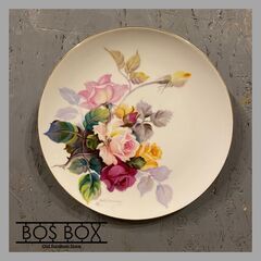 "Noritake オールド・プレミアノリタケ 手描き薔薇絵皿　...